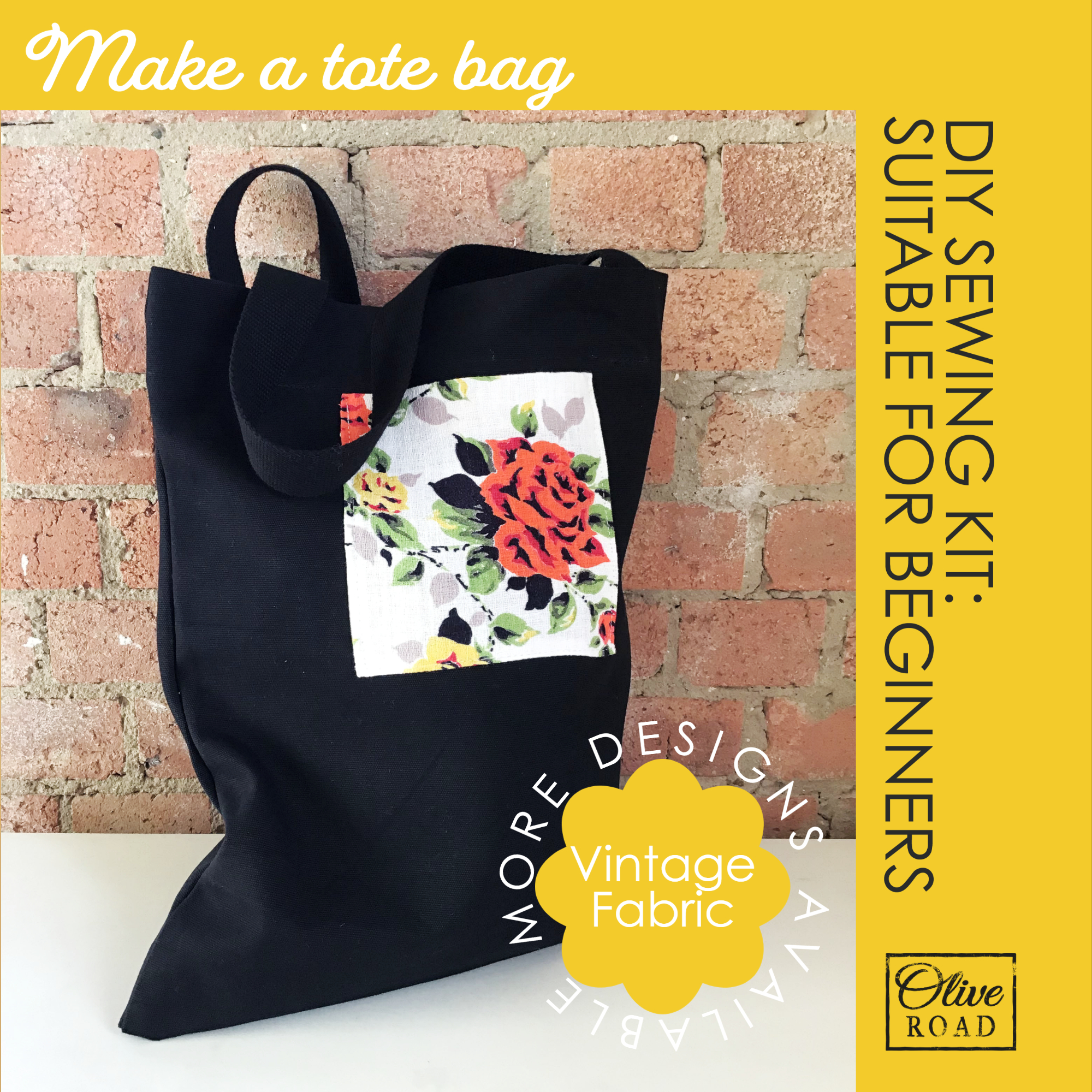 The sustainable tote bag kit: now available for sale - Time to Sew